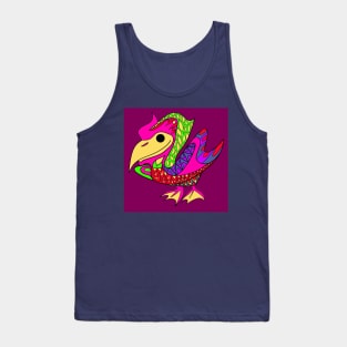 tropical pelican ecopop pattern Tank Top